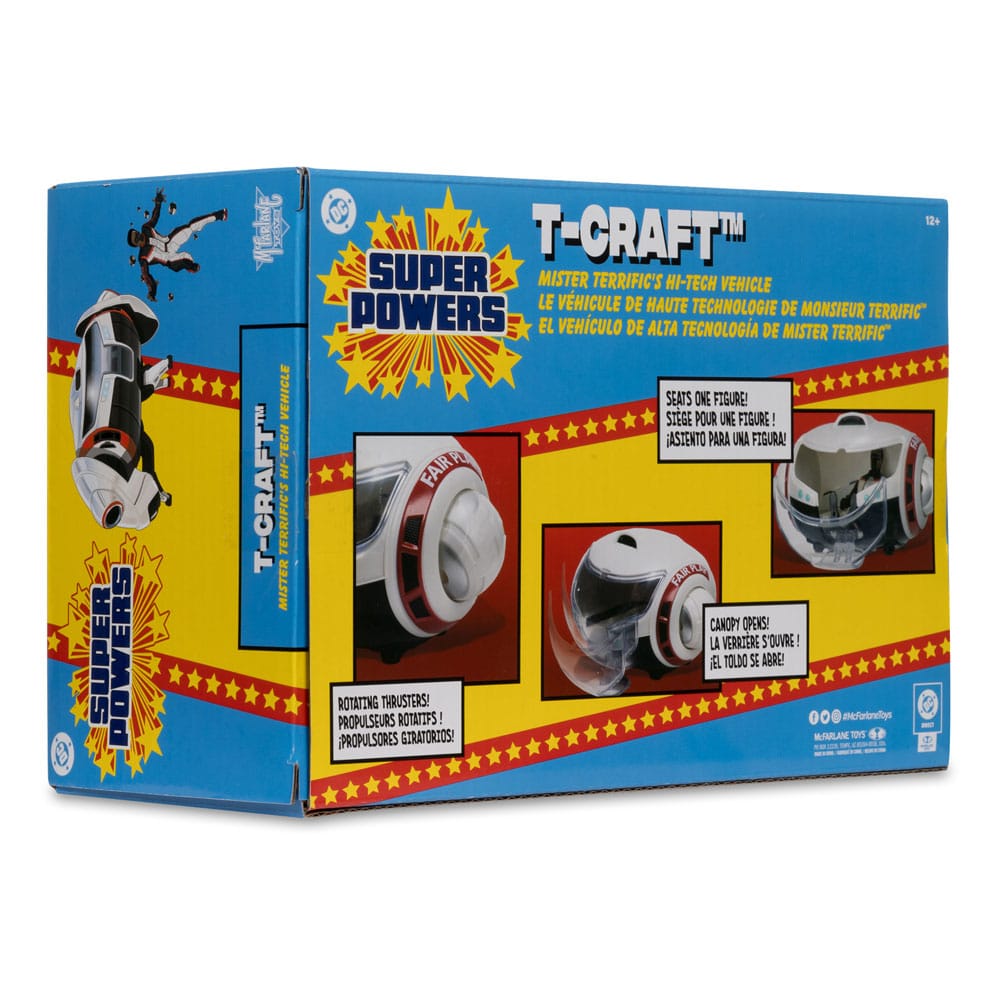 Superman (2025) DC Direct Super Powers Action Figure with Vehicle Mr. Terrific & T-Craft